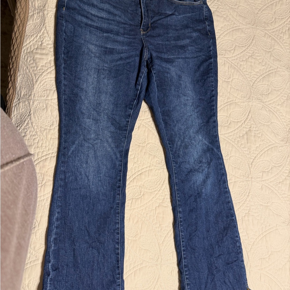 Judy Blue Dark Blue Flare Jeans - Picture 2 of 6